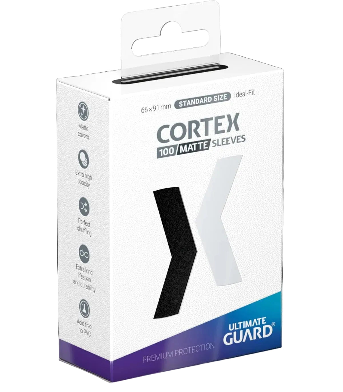 FUNDAS CORTEX TAMAÑO STANDARD 100UD - NEGRO