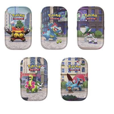 Mini Tin Pokémon TCG | Lata Coleccionable con Sobres (Diseño Aleatorio / Set Completo)