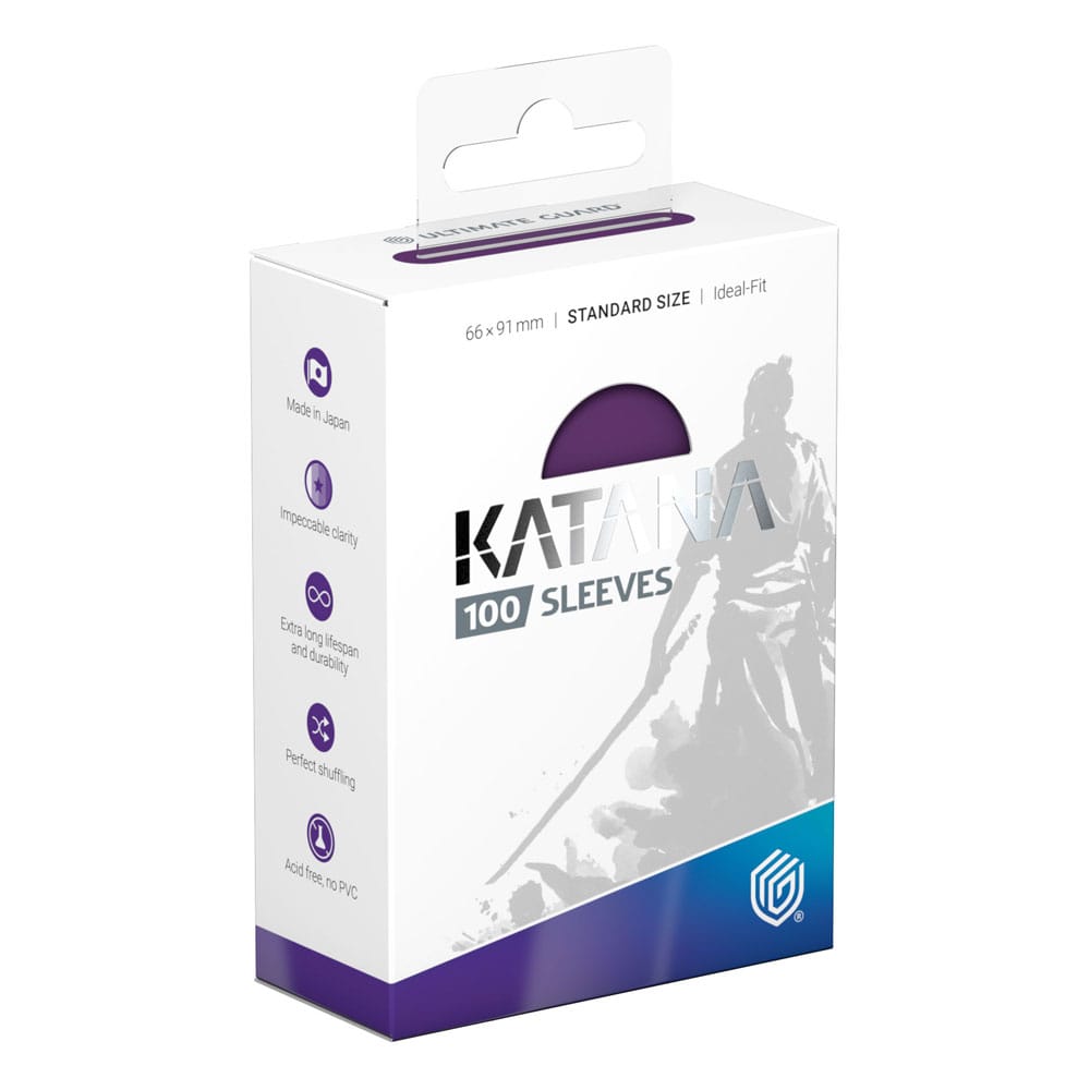 Ultimate Guard Katana Sleeves Standard Size (100) - IRIS BLOOM