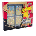 Pokémon TCG Pikachu V-UNION Box con las cuatro cartas de Pikachu V-UNION