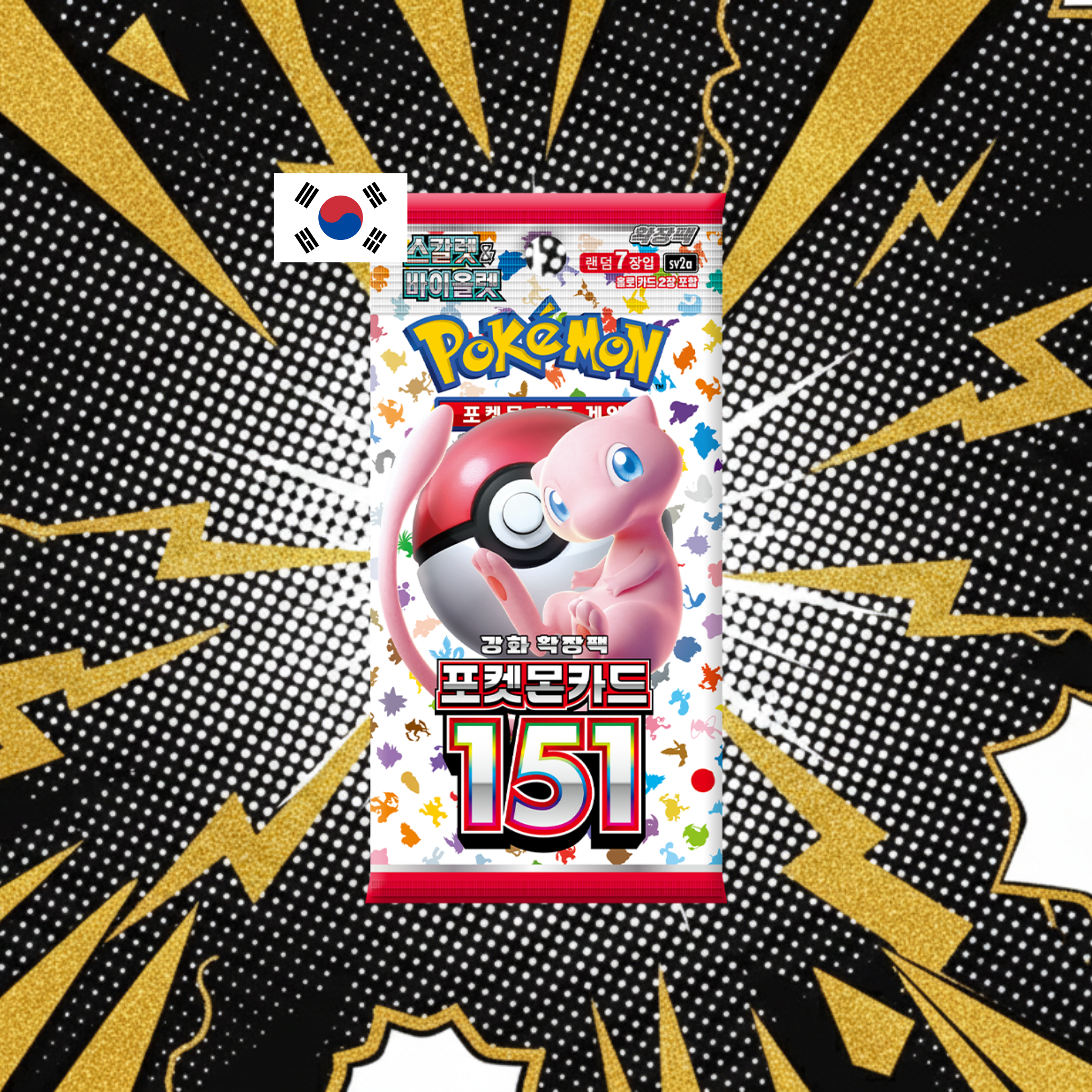 POKEMON 151- SOBRE INDIVIDUAL EN COREANO