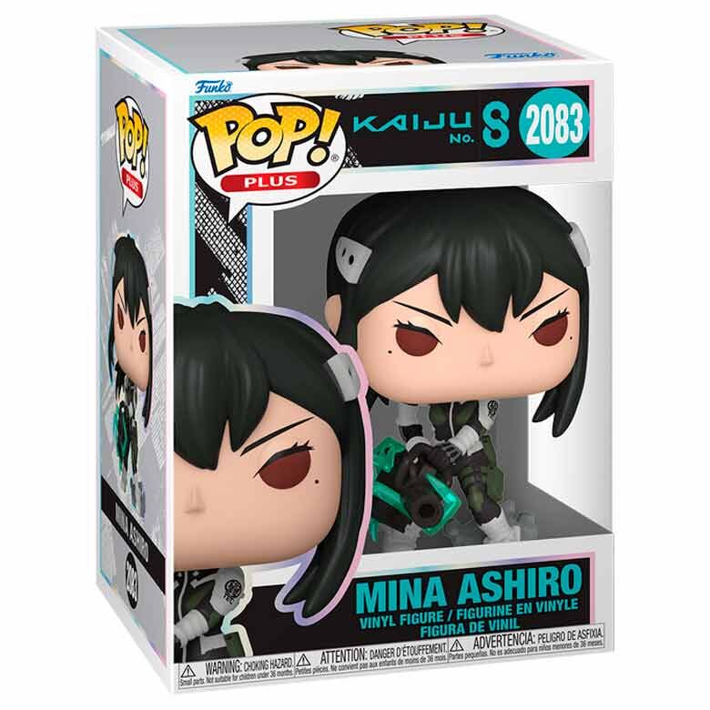 Figura Funko Pop Plus de Mina Ashiro número 2083 de la serie de anime Kaiju No. 8 en su caja original