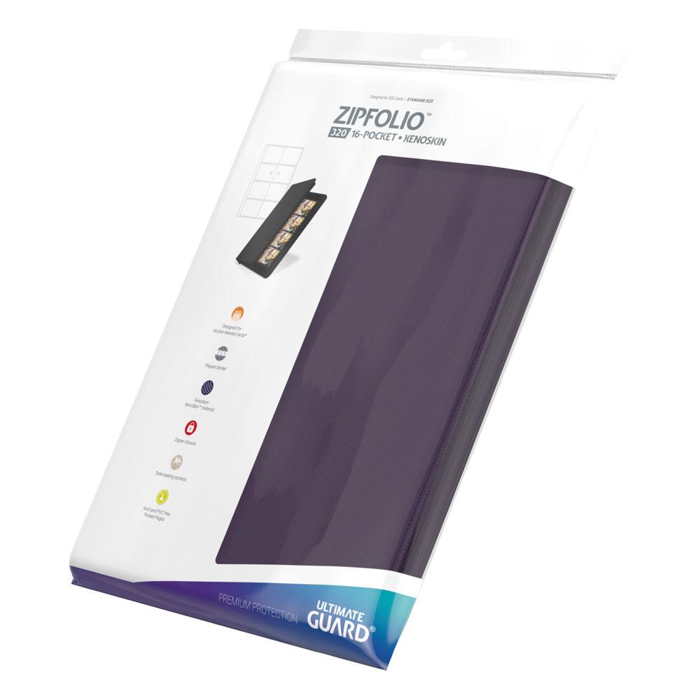 Ultimate Guard Zipfolio 320 16-Pocket Xenoskin - Morado