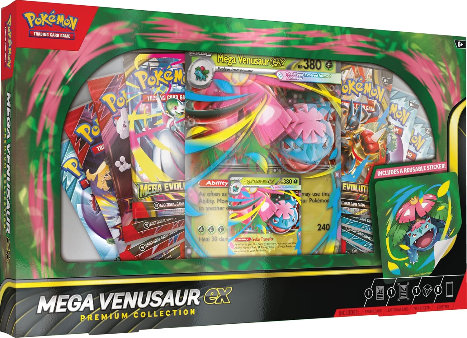 POKEMON TCG - CAJA COLECCIÓN PREMIUM MEGA-VENASAUR EX