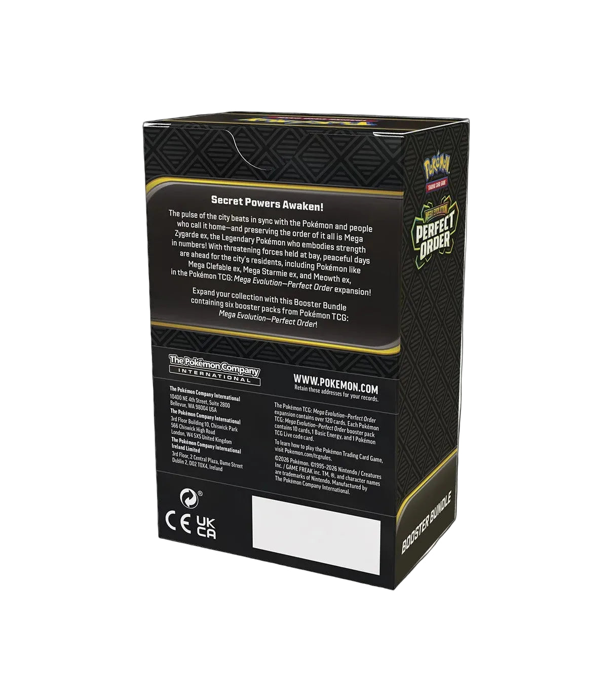 (PREPEDIDO) POKEMON TCG BOOSTER BUNDLE-PERFECT ORDER- SOBRES DE REFUERZO MARZO 26 (INGLES)