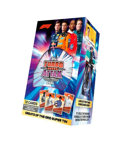 Topps Turbo Attax F1 2026 Greats of the Grid Super Tin